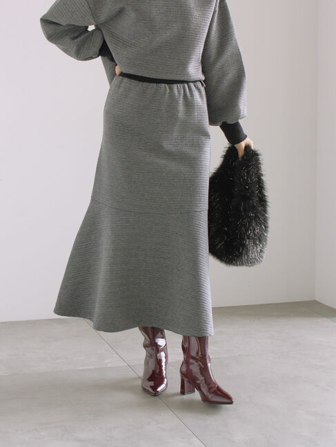 Te chichi「リップルダンボールロングスカート（セットアップ可）」|スカート|