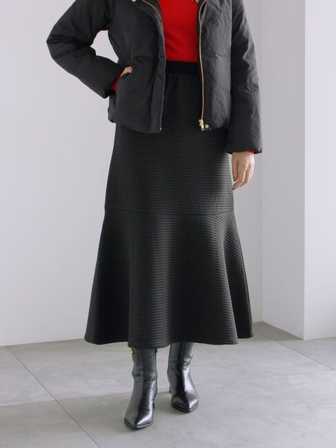 Te chichi「リップルダンボールロングスカート（セットアップ可）」|スカート|