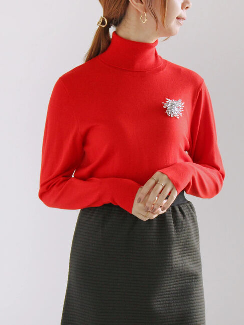 Te chichi「リブタートルネックプルオーバー」|ニット・セーター|