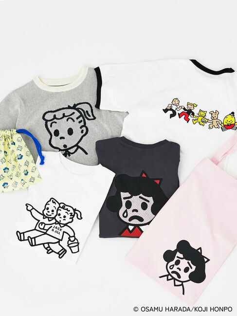 Te chichi TERRASSE「【OSAMU GOODS&times;Te chichi TERRASSE】総柄巾着ポーチ」|その他|