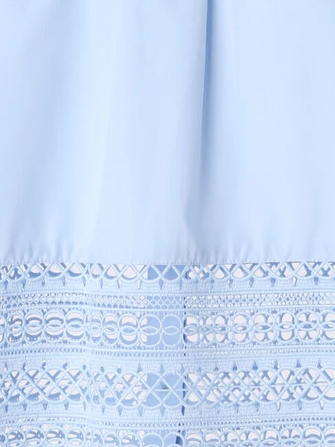 Te chichi「レース切替クロップトシャツ」|シャツ・ブラウス|