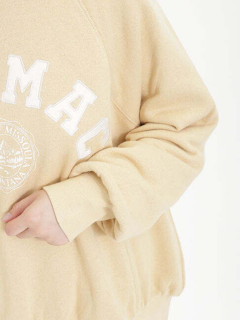 Samansa Mos2「飛び裏毛アップリケロゴスウェット」|Tシャツ・カットソー|