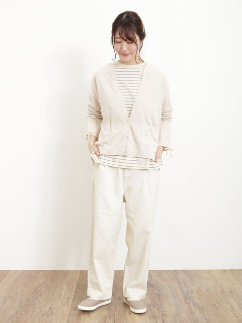 Samansa Mos2「【S/Lサイズ WEB限定】デニム/ツイルカーブパンツ」|その他|