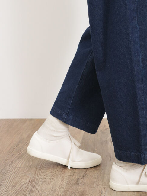 Samansa Mos2「【S/Lサイズ WEB限定】デニム/ツイルカーブパンツ」|その他|