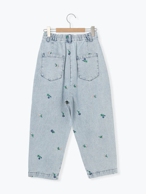 Samansa Mos2「【S/Lサイズ WEB限定】デニム/ツイルカーブパンツ」|その他|