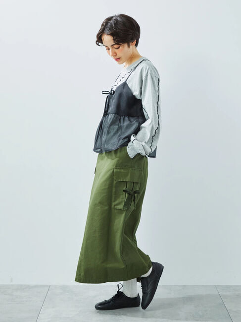 Samansa Mos2「カーゴスカート」|スカート|