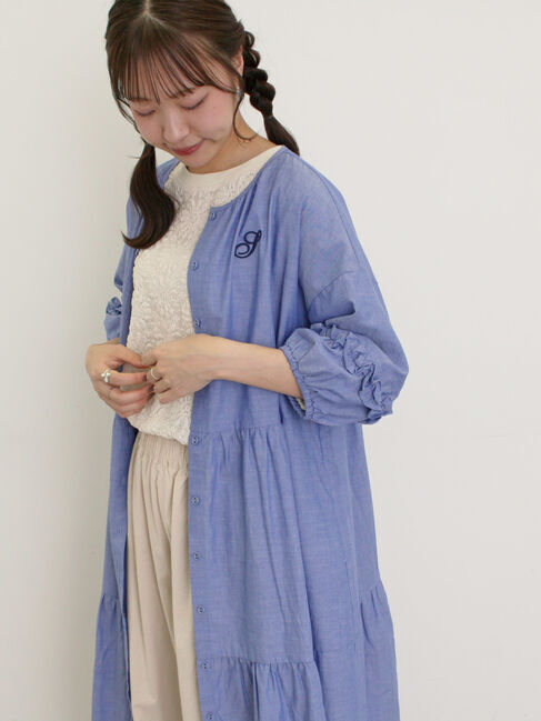 Samansa Mos2「コクーンスリーブレーストップス」|Tシャツ・カットソー|