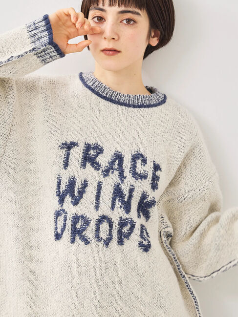 SM2「ループロゴニットプルオーバー」|ニット・セーター|オフホワイト