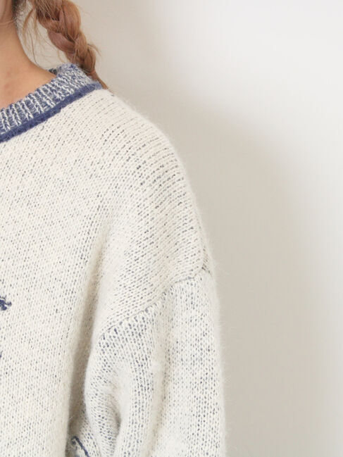 SM2「ループロゴニットプルオーバー」|ニット・セーター|