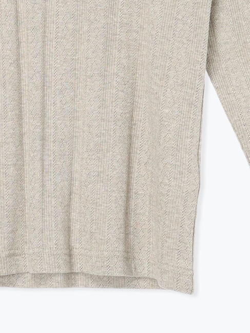 Samansa Mos2「パターンメッシュタートルインナー」|Tシャツ・カットソー|