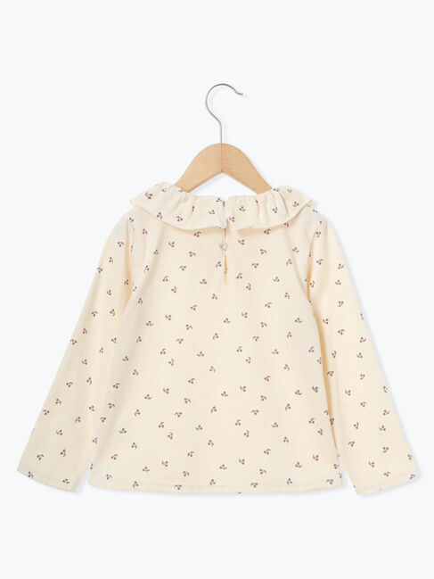  「チェリー柄フリル襟カットソー」|その他|