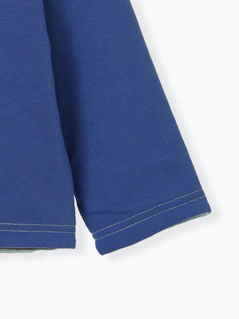 Samansa Mos2 Lagom「無地&times;ボーダー リバーシブルカーディガン」|カーディガン|