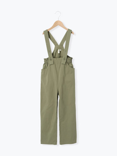 Samansa Mos2 Lagom「ハイウェストサロペット」|その他|カーキ