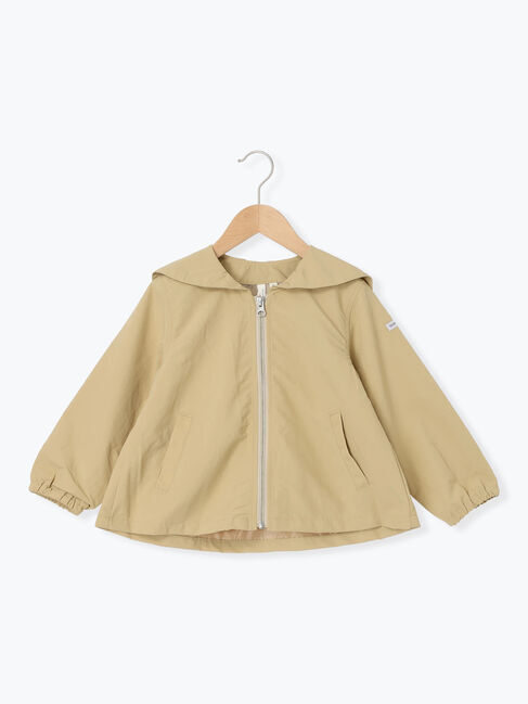 Samansa Mos2 Lagom「【撥水】セーラーカラーブルゾン」|ブルゾン・スタジャン|ベージュ