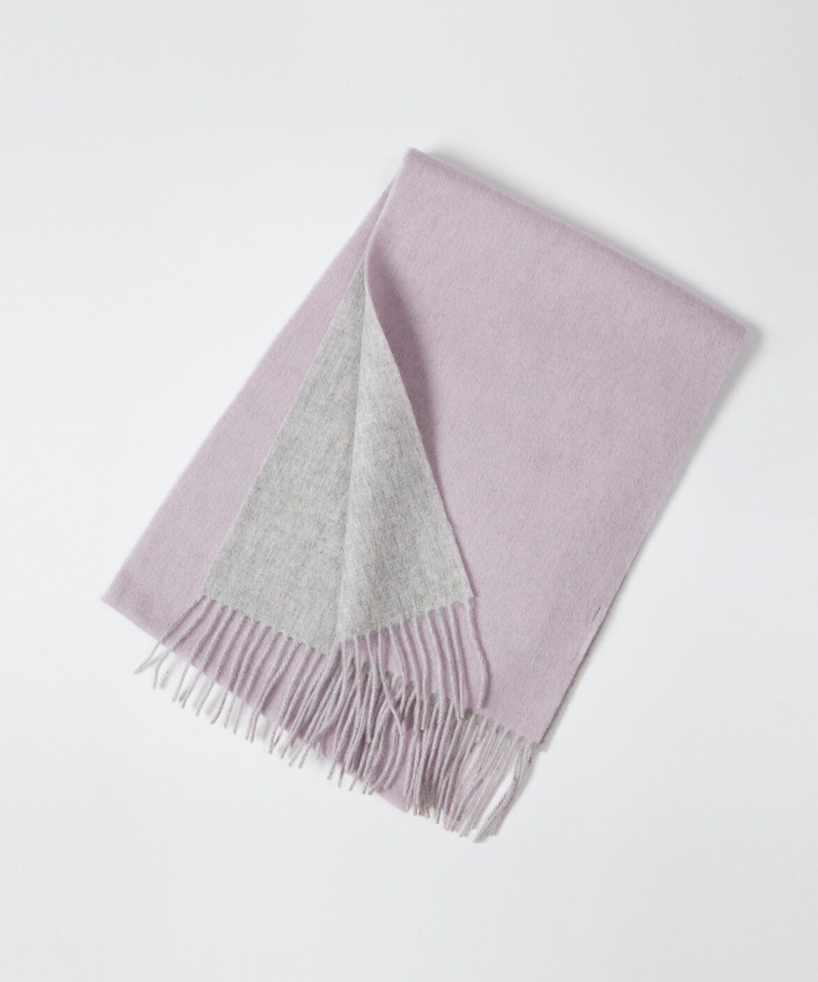 7-IDconcept.「ウールブレンドカラーマフラー」|マフラー|パープル2