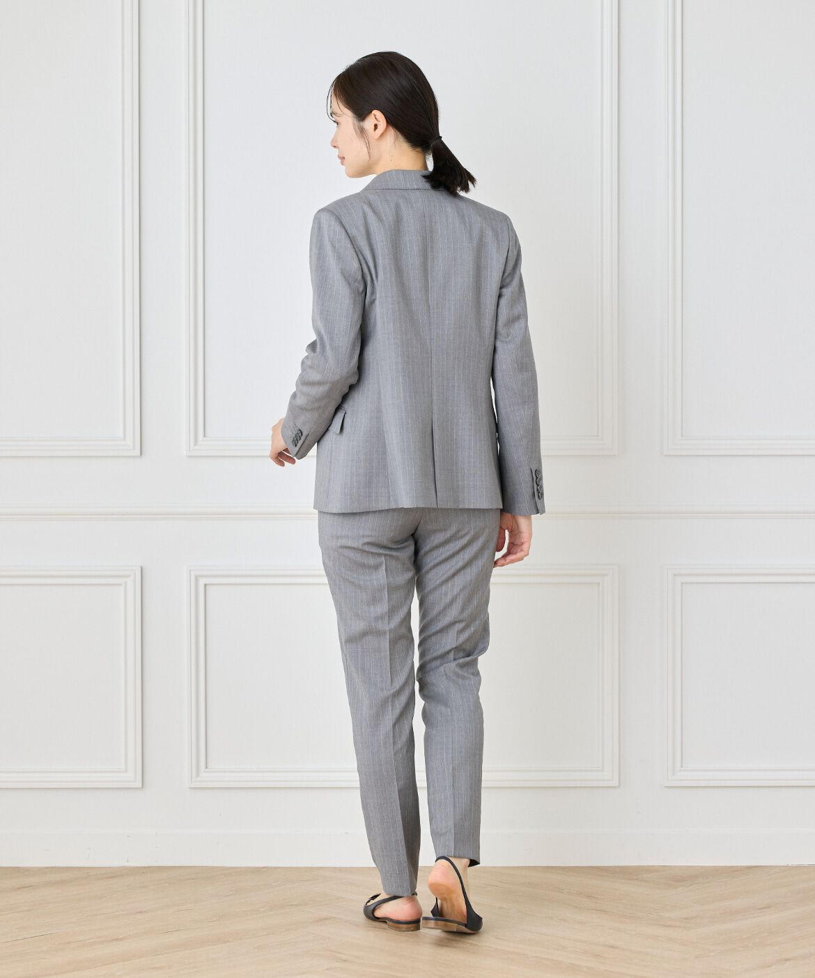 INED「《大きいサイズ》シングルジャケット《CERRUTI》」|テーラードジャケット|