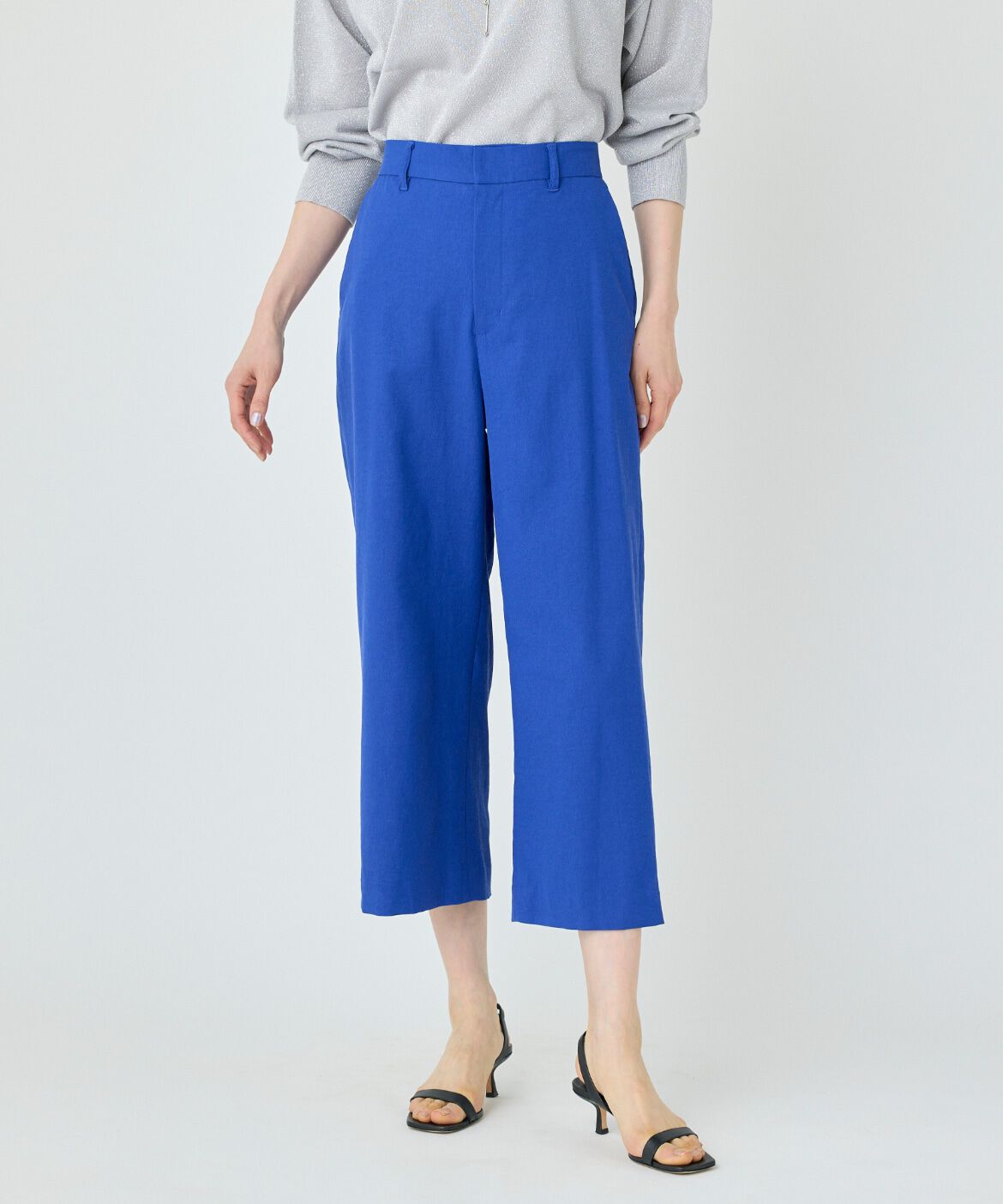 7-IDconcept.「《大きいサイズ》ワイドクロップトパンツ」|その他|