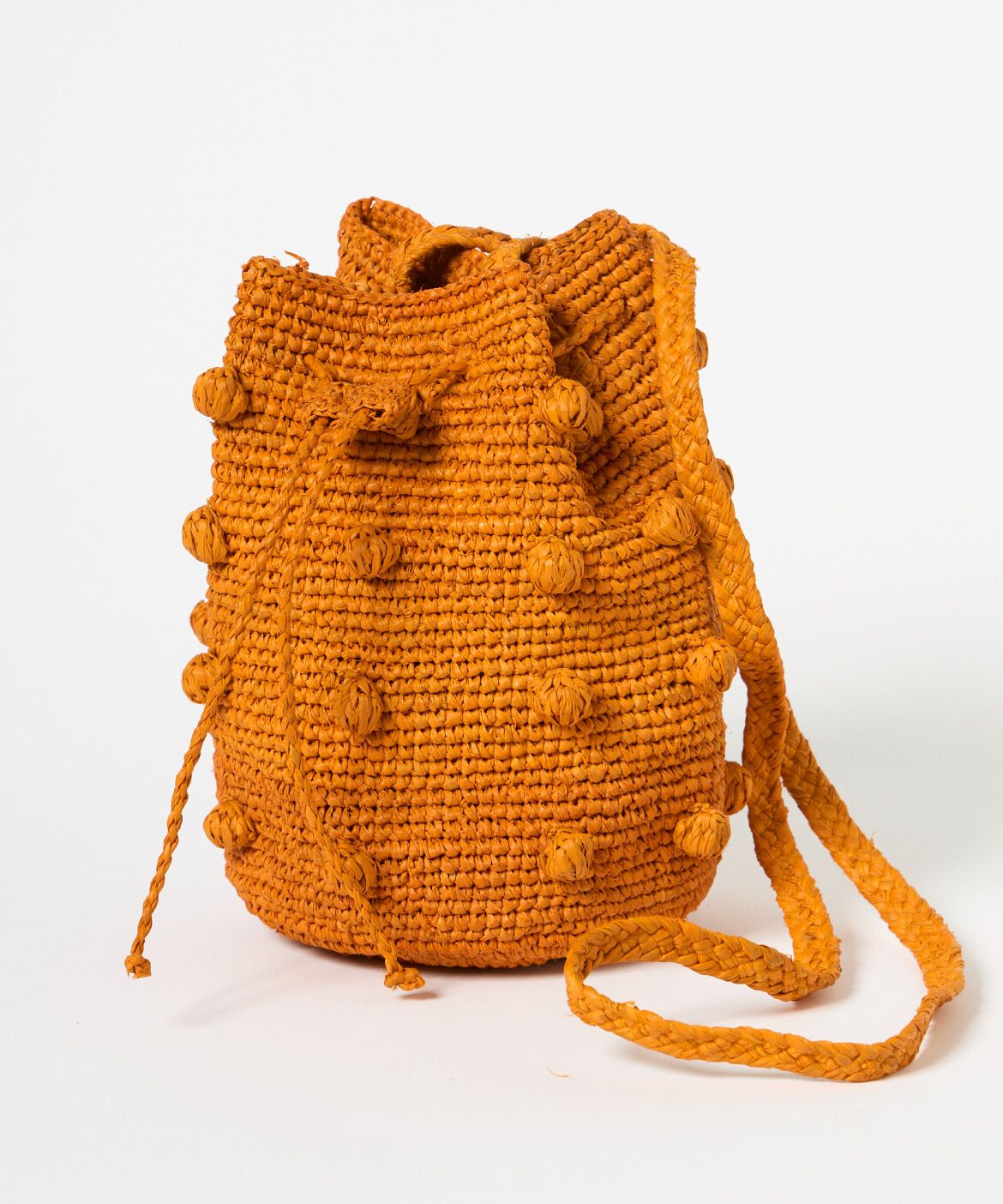 INED「《FAVORITE》ラフィアショルダーバッグ NELIA《Camalya》」|かごバッグ|カラシ2