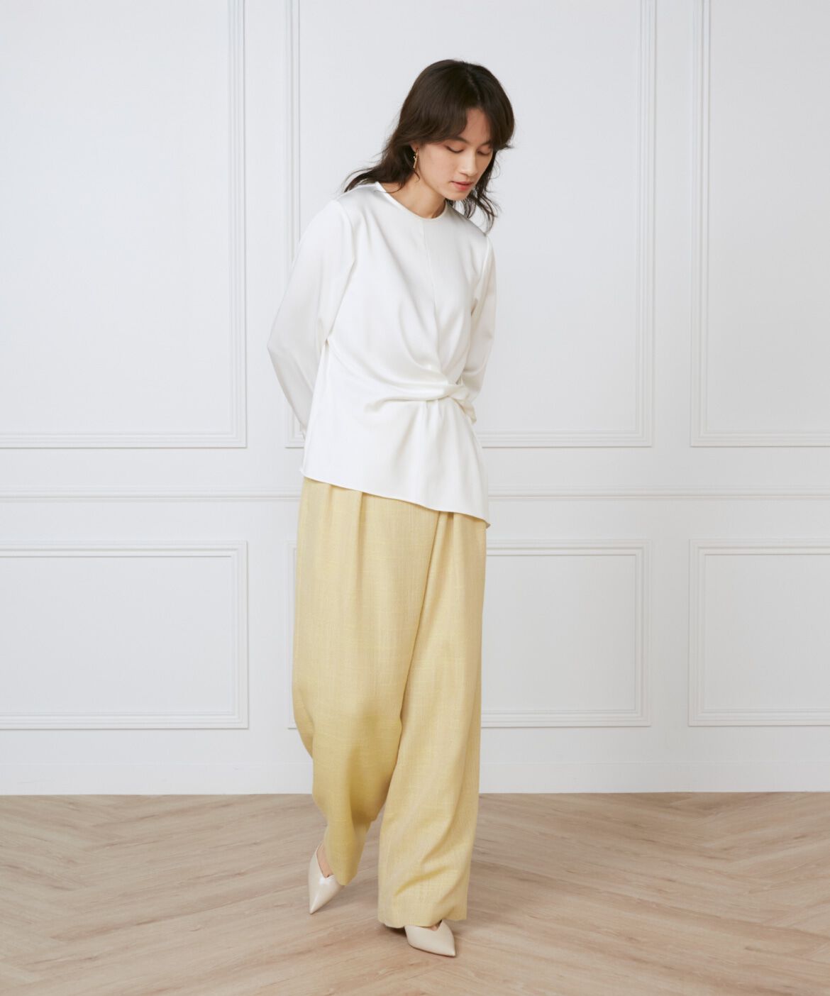 INED「《大きいサイズ》ラップパンツ《la veille by SUPERIOR CLOSET》」|その他|