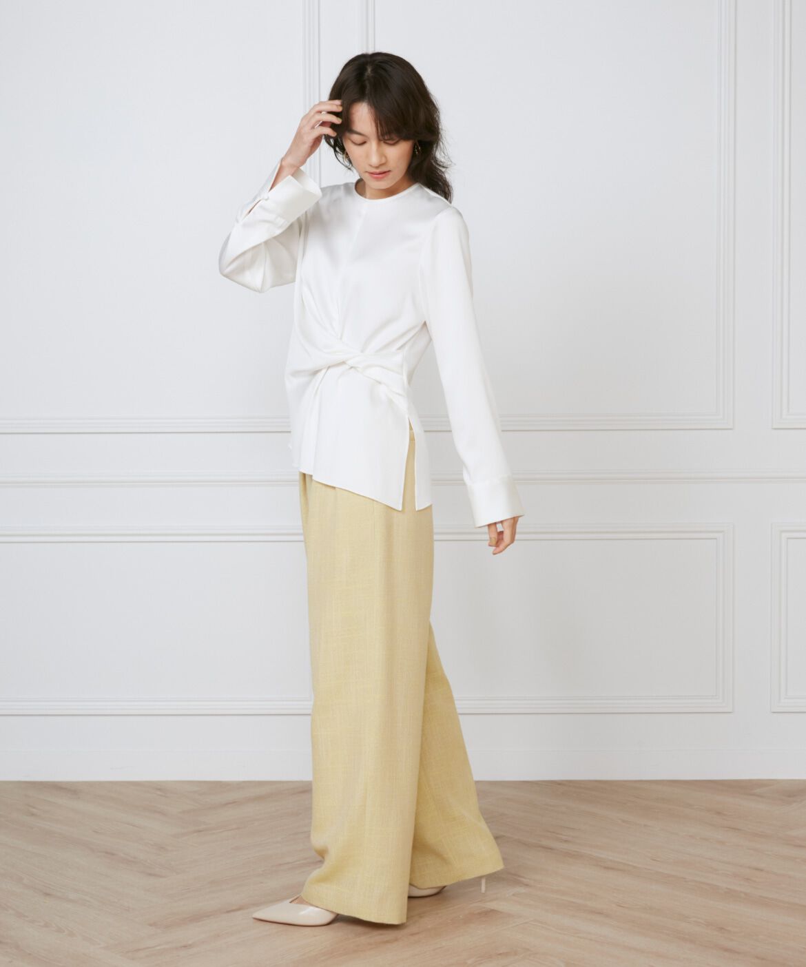 INED「《大きいサイズ》ラップパンツ《la veille by SUPERIOR CLOSET》」|その他|