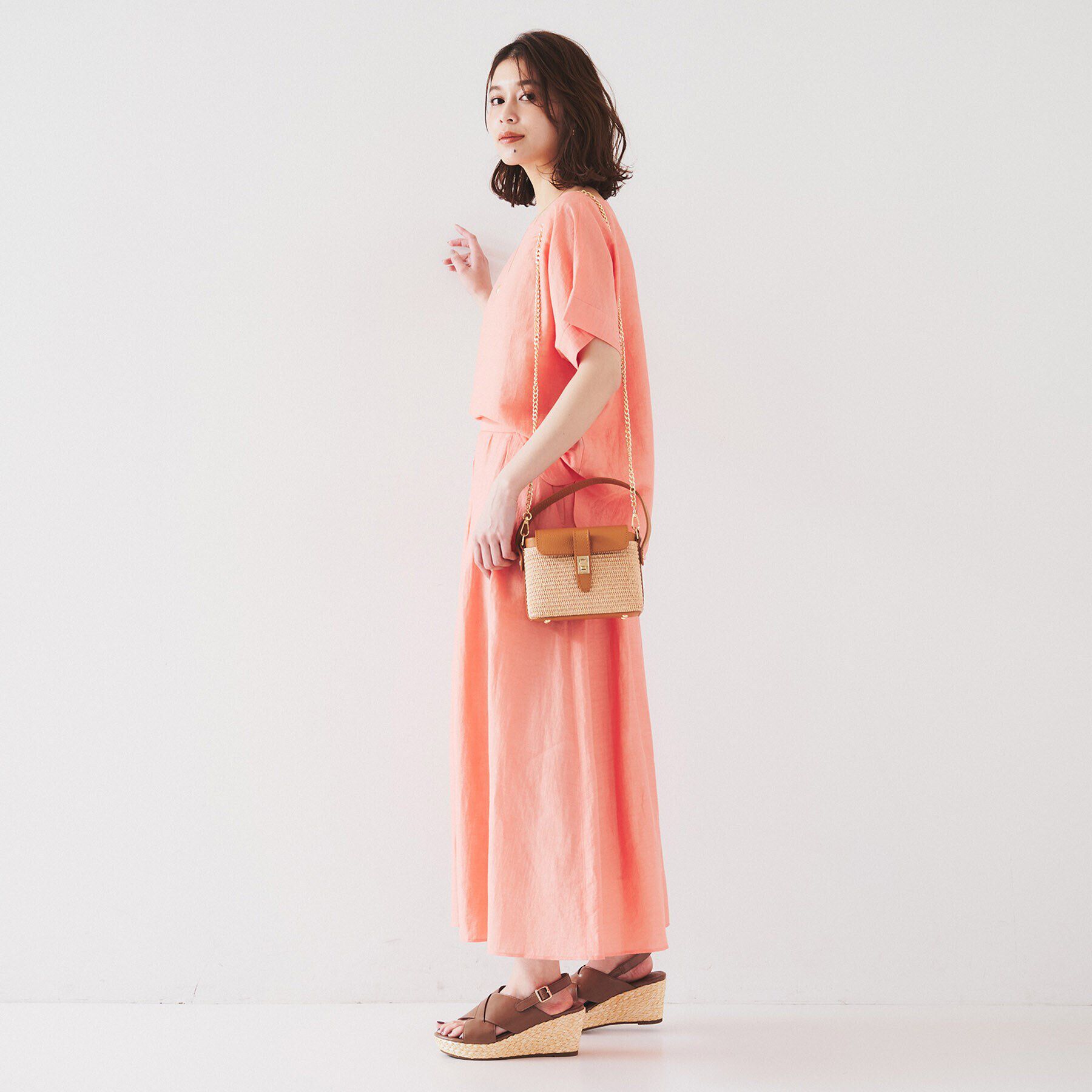 UNTITLED「【MROSE】バスケットショルダーバッグ」|ショルダー・メッセンジャー|