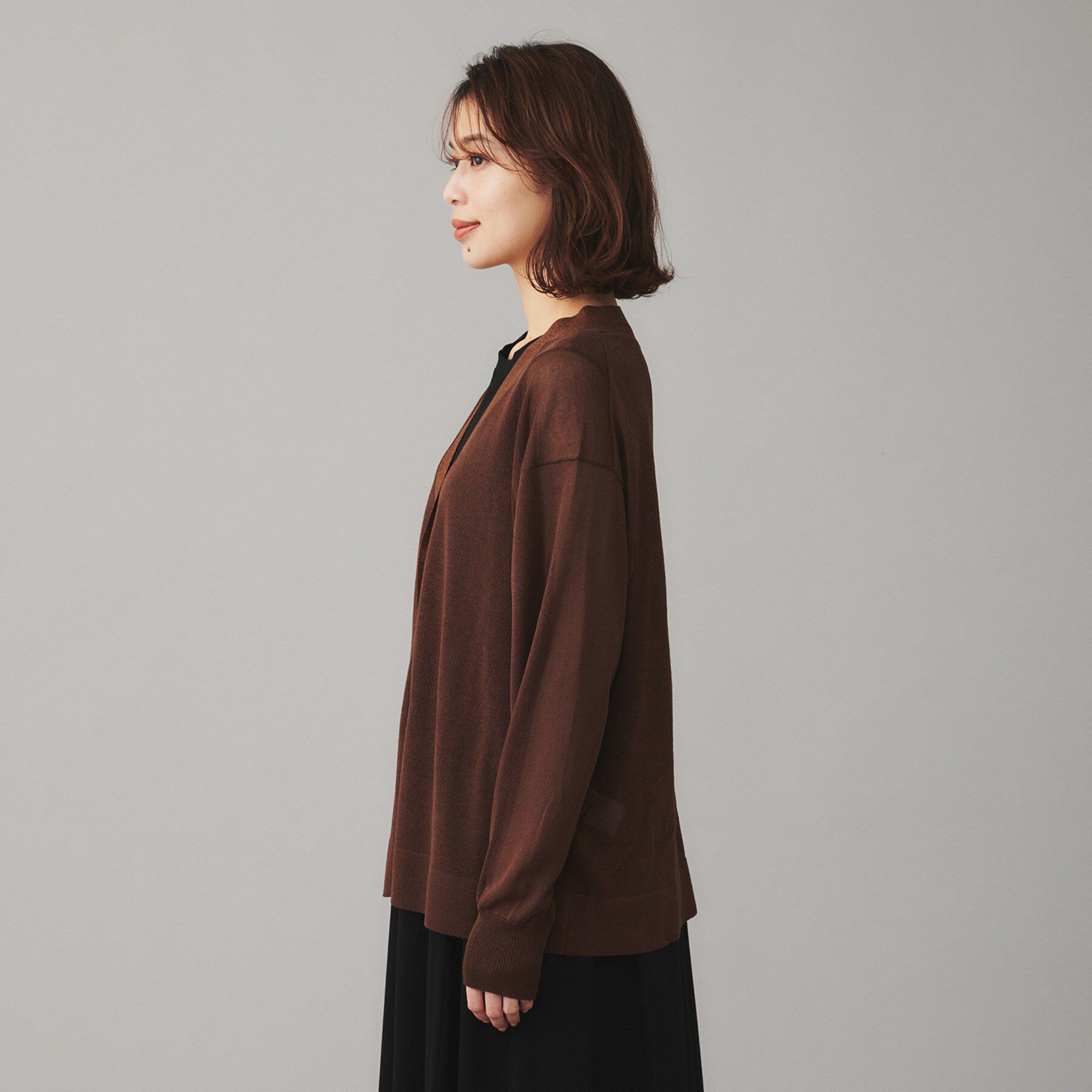 UNTITLED「【TORRAZZO DONNA】シースルーラメカーディガン」|カーディガン|