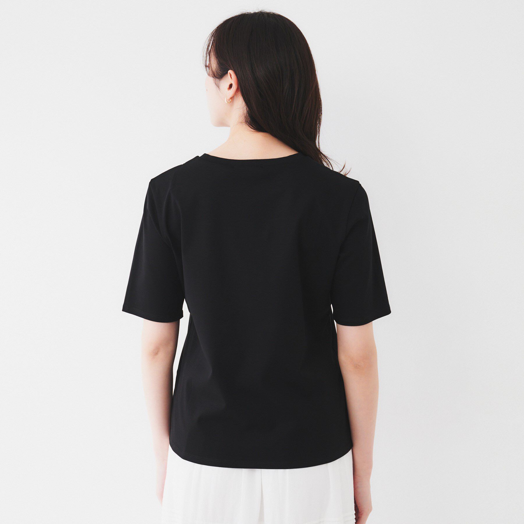 UNTITLED「【コットン100/丸首/シンプル】アイスクリアコットン Tシャツ」|Tシャツ・カットソー|