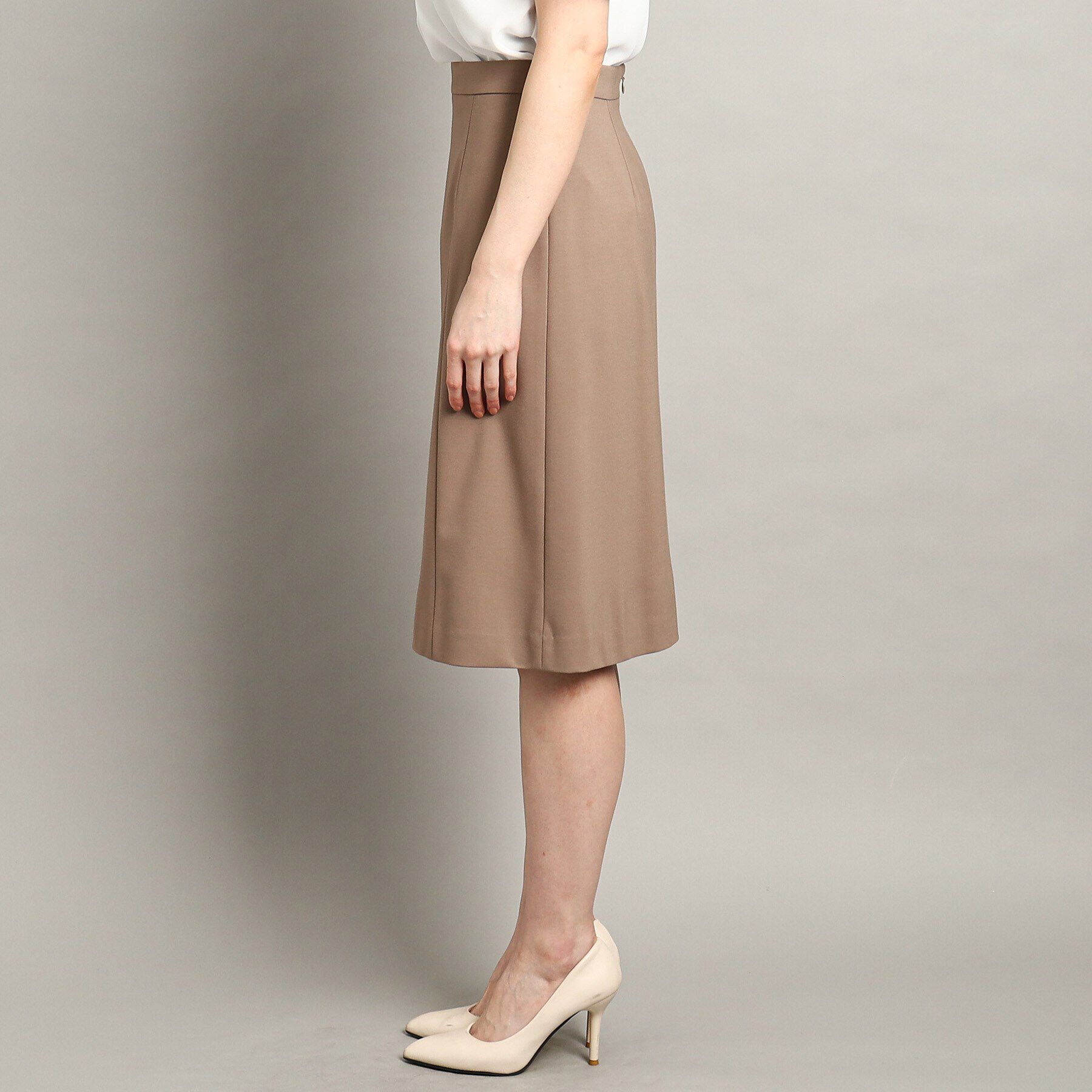 COUP DE CHANCE「【日本製/洗える】ストレッチ素材Ａラインスカート」|スカート|