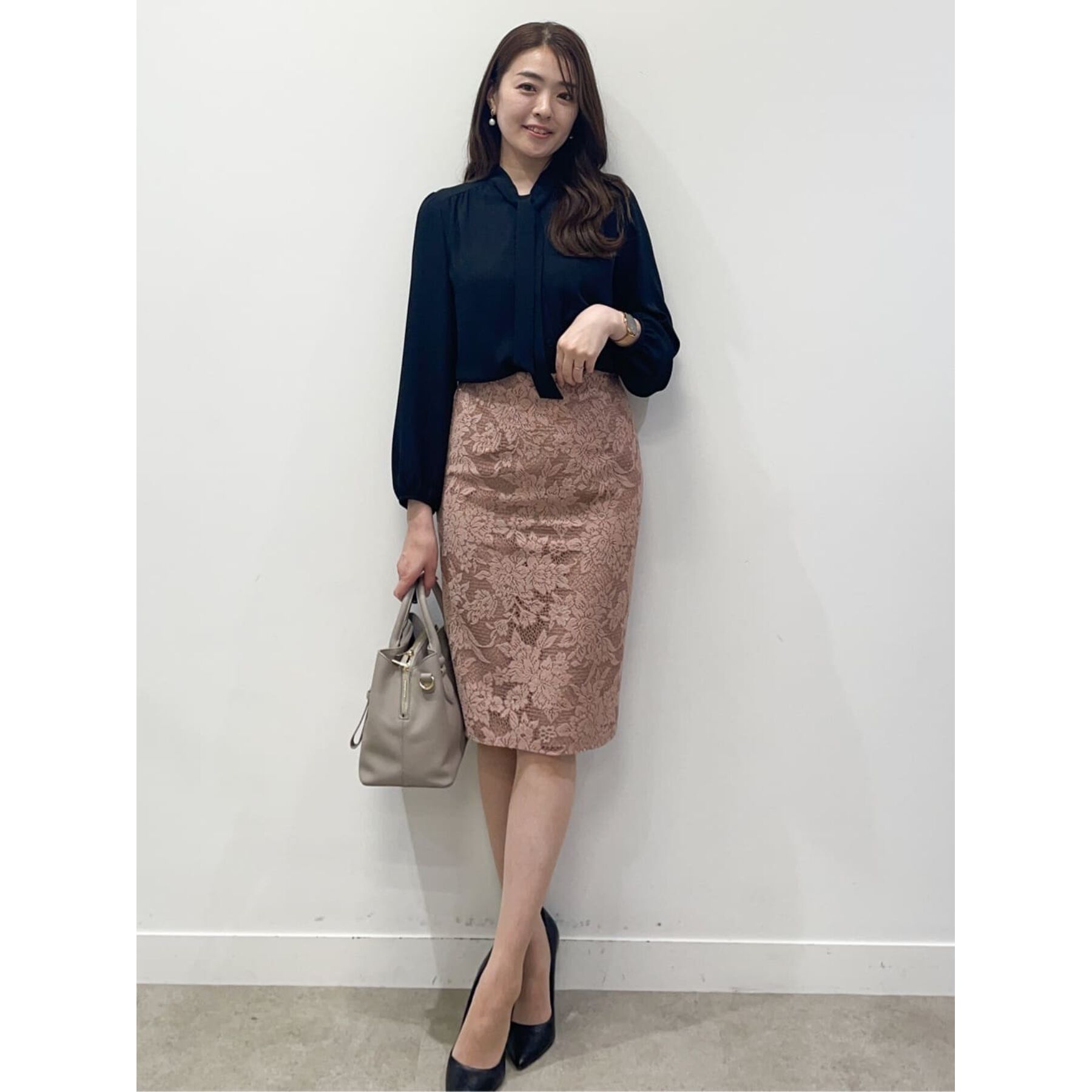 COUP DE CHANCE「【一枚着／ジャケットイン】女性らしい細ボウタイブラウス」|シャツ・ブラウス|