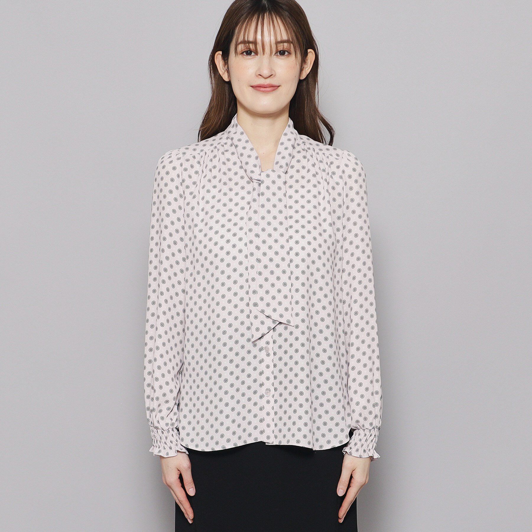 COUP DE CHANCE「【洗える】ボウタイブラウス」|シャツ・ブラウス|