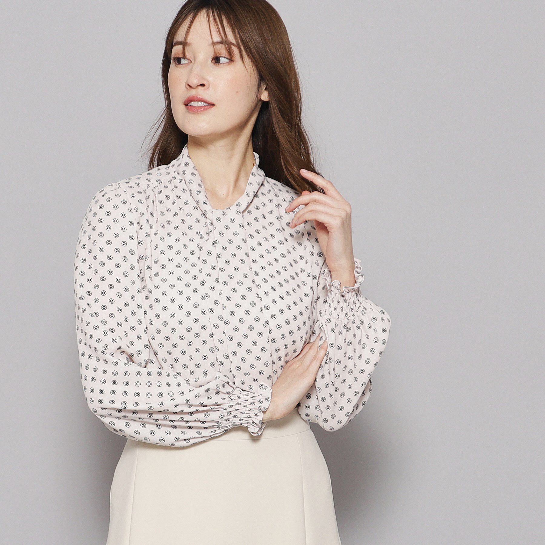 COUP DE CHANCE「【洗える】ボウタイブラウス」|シャツ・ブラウス|