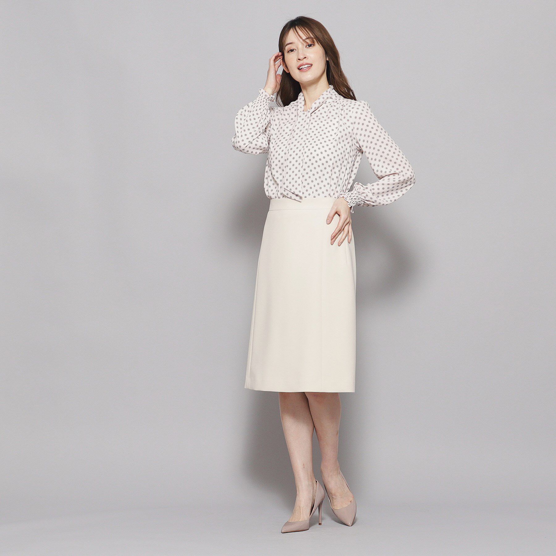 COUP DE CHANCE「【洗える】ボウタイブラウス」|シャツ・ブラウス|