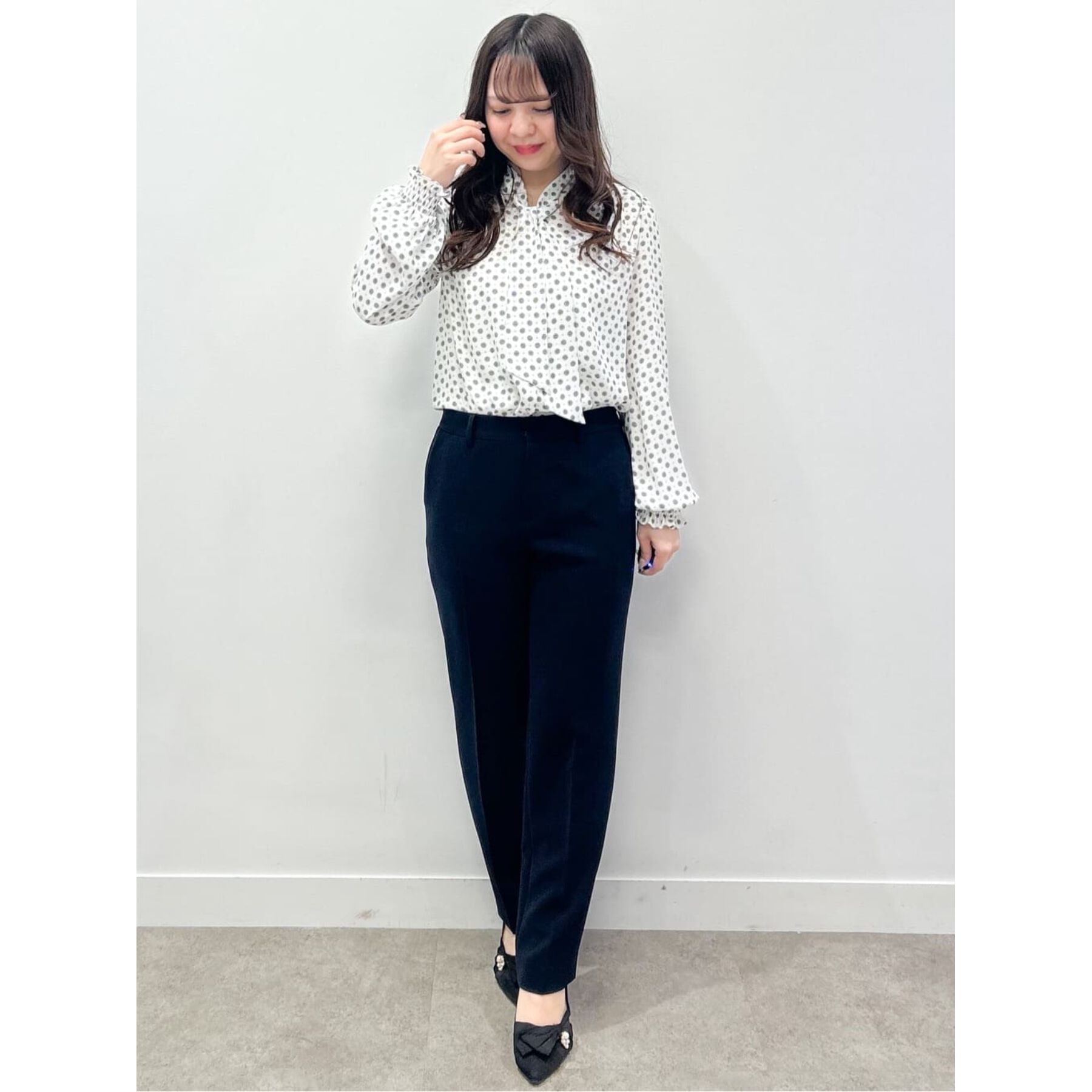 COUP DE CHANCE「【洗える】ボウタイブラウス」|シャツ・ブラウス|