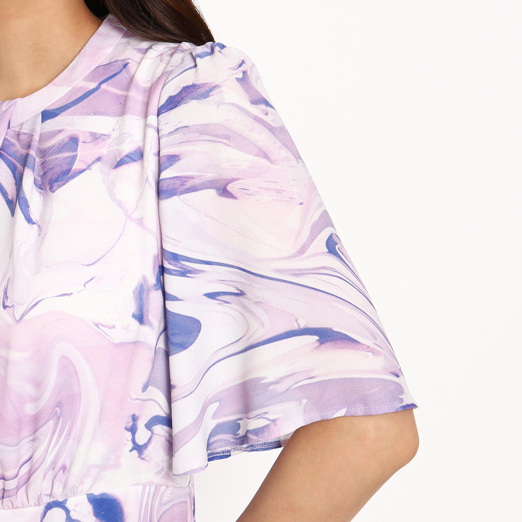 COUP DE CHANCE「【洗える】流線柄ワンピース」|ワンピース|