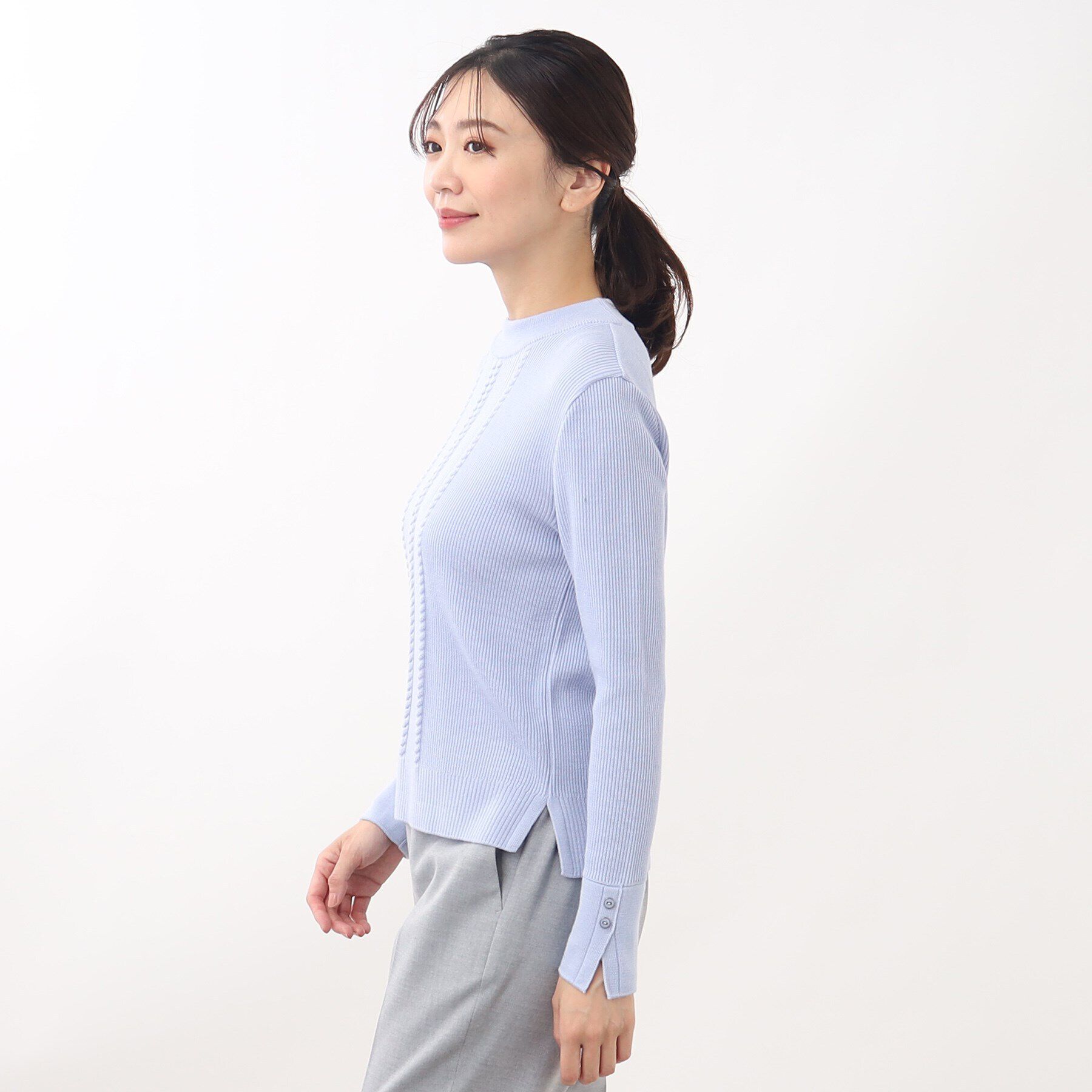 Reflect「【WEB限定カラーあり／洗える】プチハイネックリブニット」|ニット・セーター|