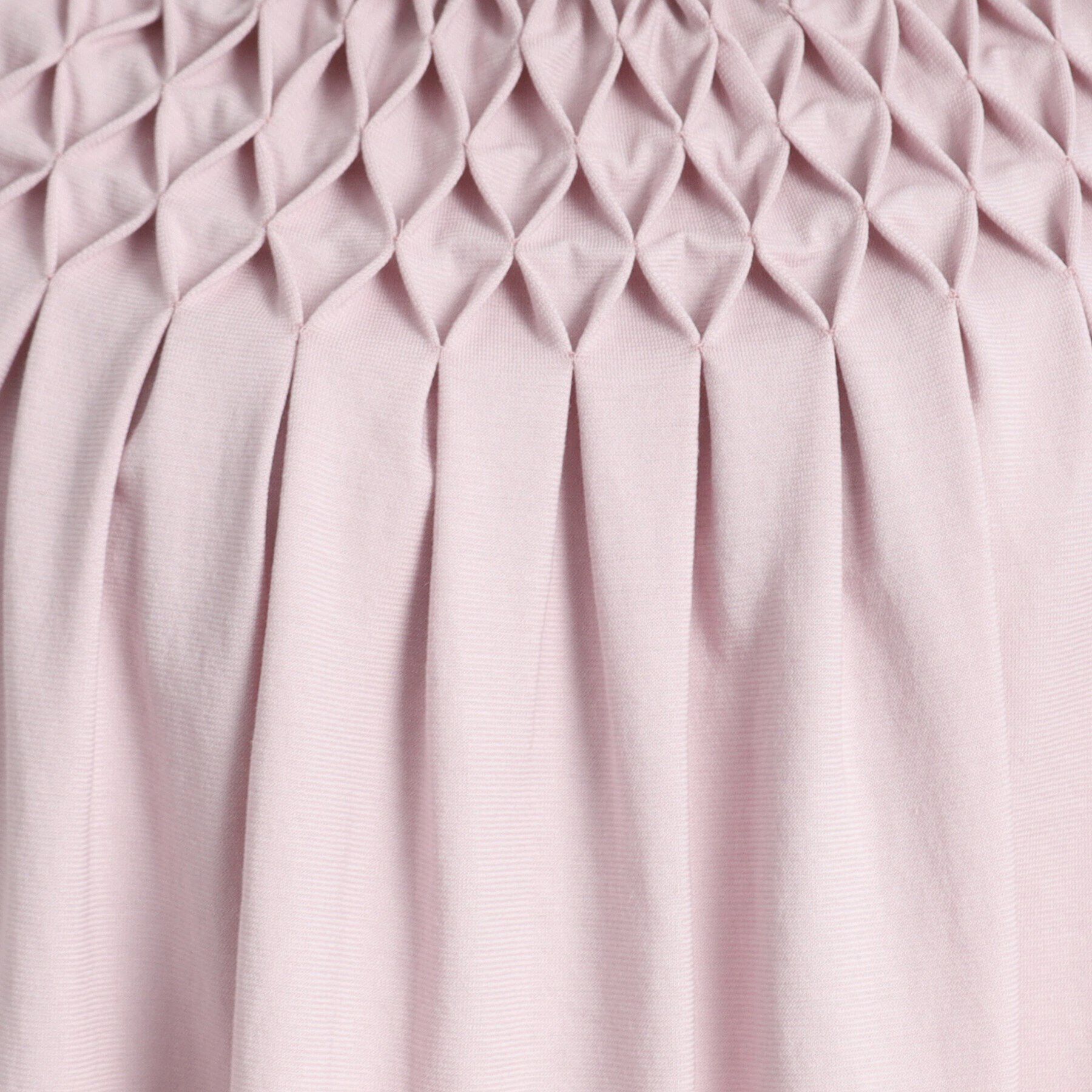 Reflect「【SALE／接触冷感／洗える】スモッキング刺繍ジャージブラウス」|Tシャツ・カットソー|