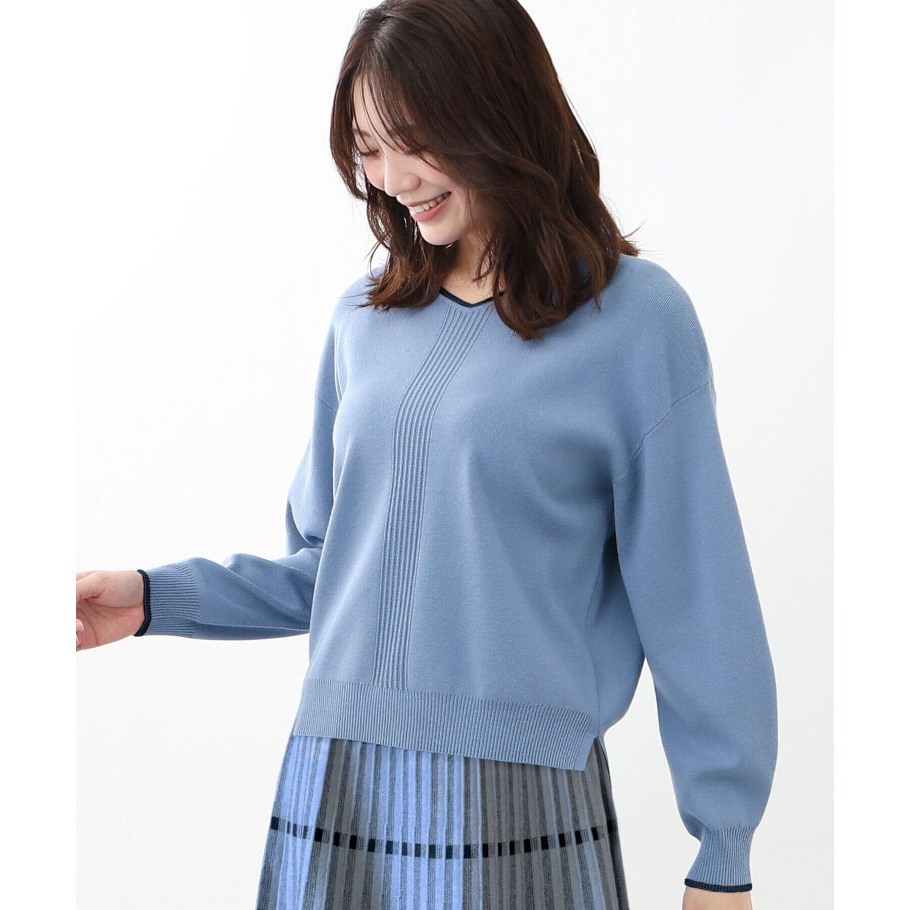 Reflect「【WEB限定カラーあり／手洗い可／セットアップ可】ゆるめフォルムニット」|ニット・セーター|