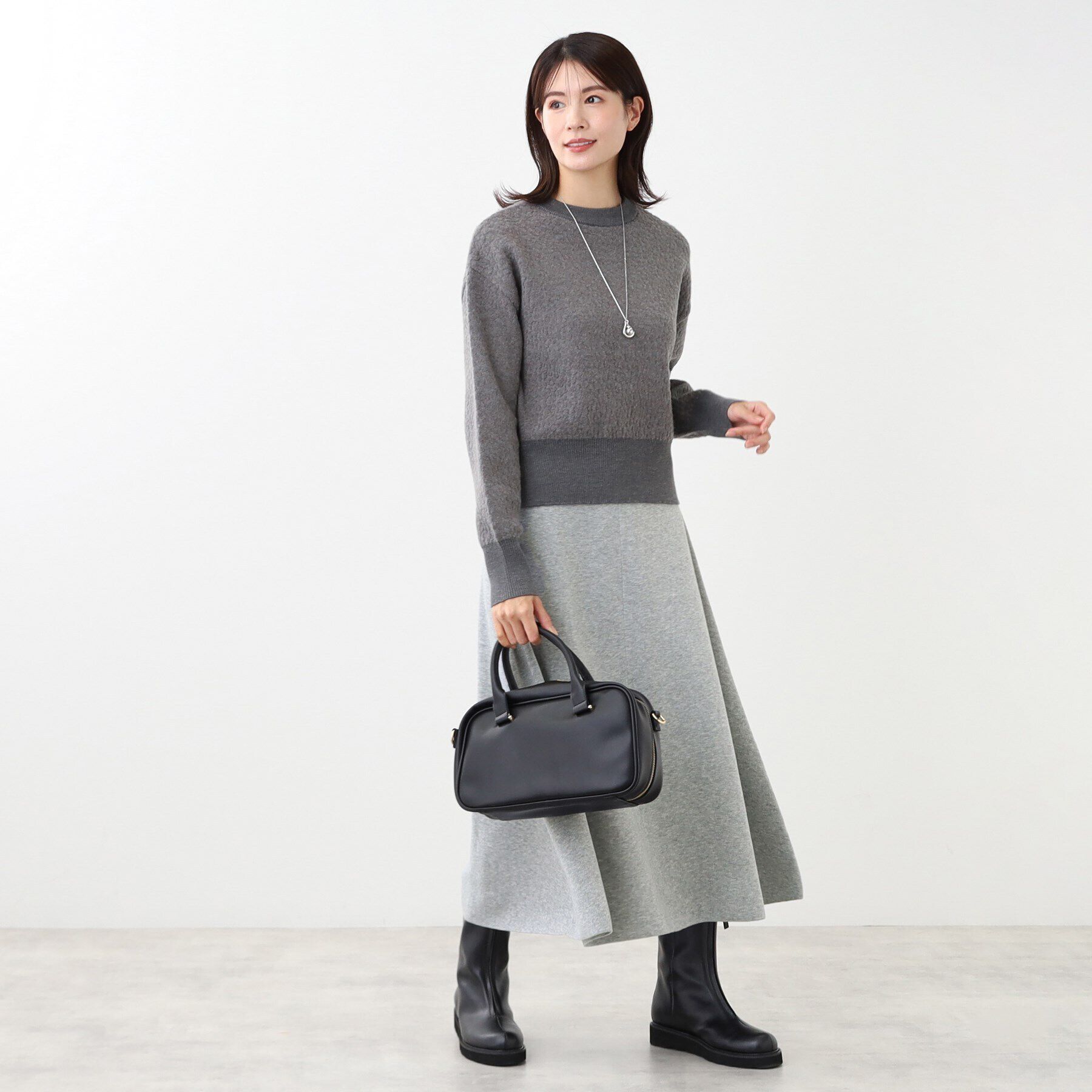 Reflect「【WEB限定カラーあり／洗える／セットアップ可】ジャカードニットスカート」|スカート|