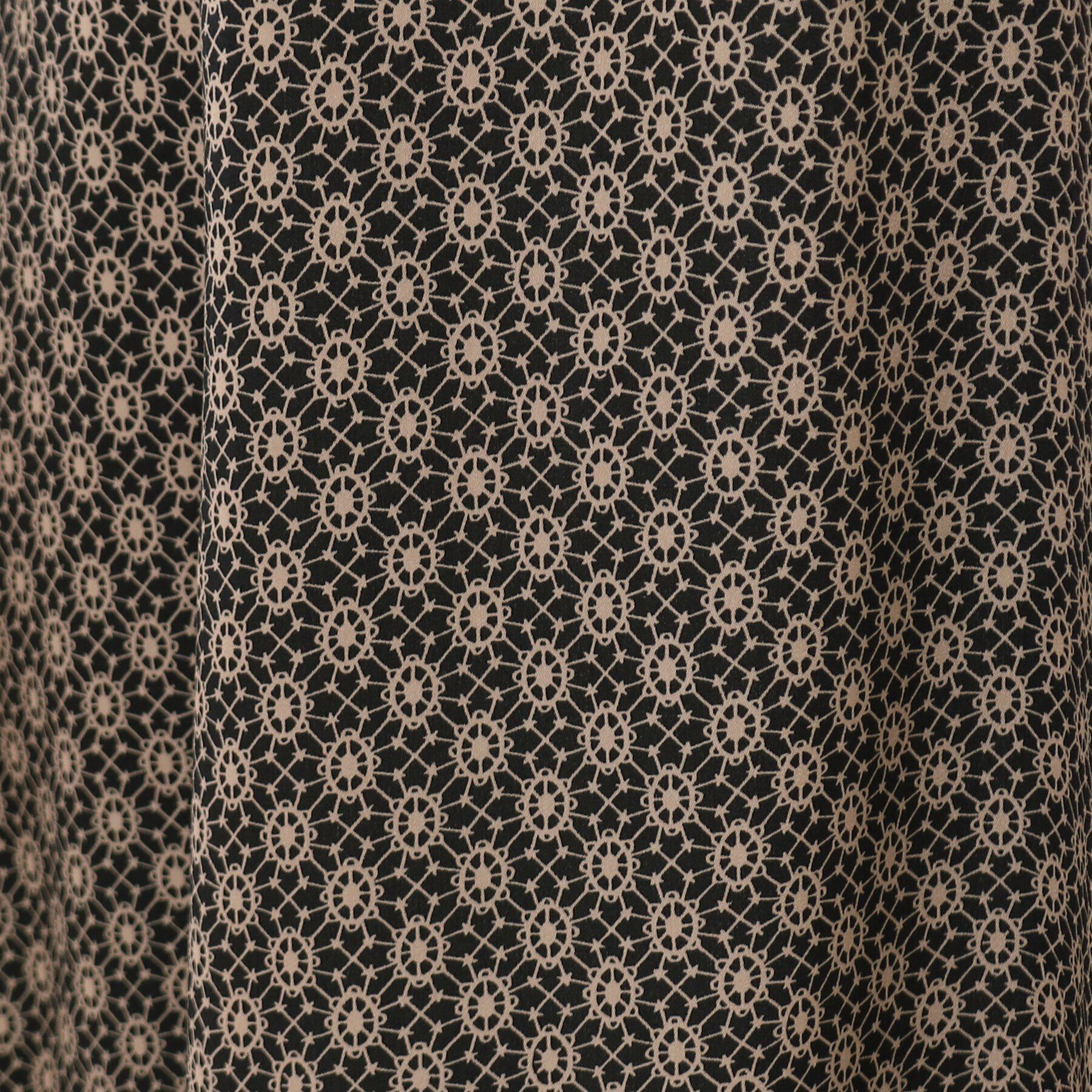 Reflect「【WEB限定カラーあり／マシンウォッシュ可】幾何柄プリントワンピース」|ワンピース|