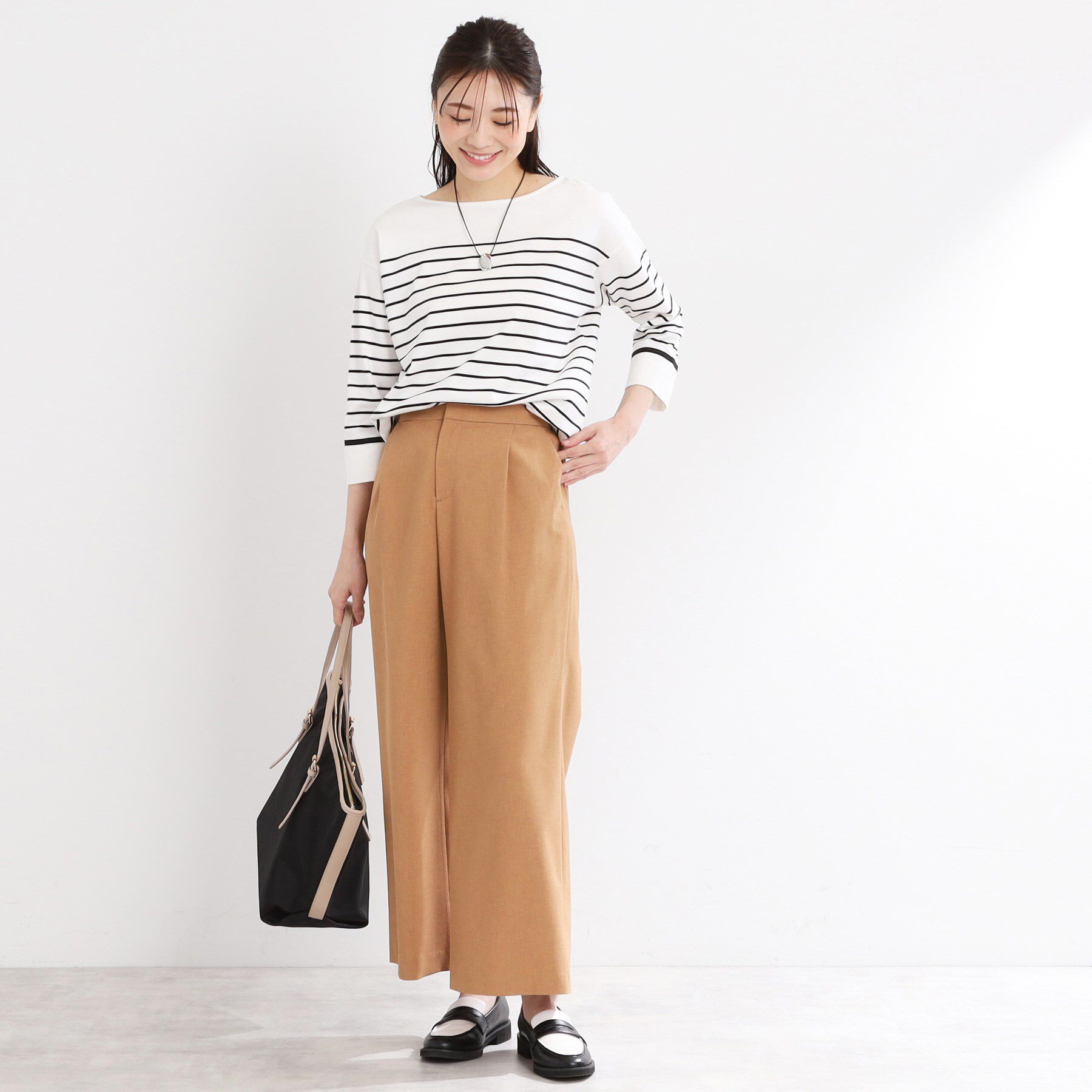 Reflect「【マシンウォッシュ可／すっきりシルエット】ワイドシルエットパンツ」|その他|