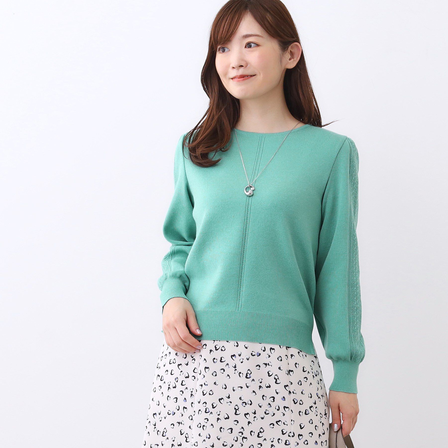 Reflect「【選べる8色／スカートにもパンツにも◎】ウール混ボートネックニット」|ニット・セーター|