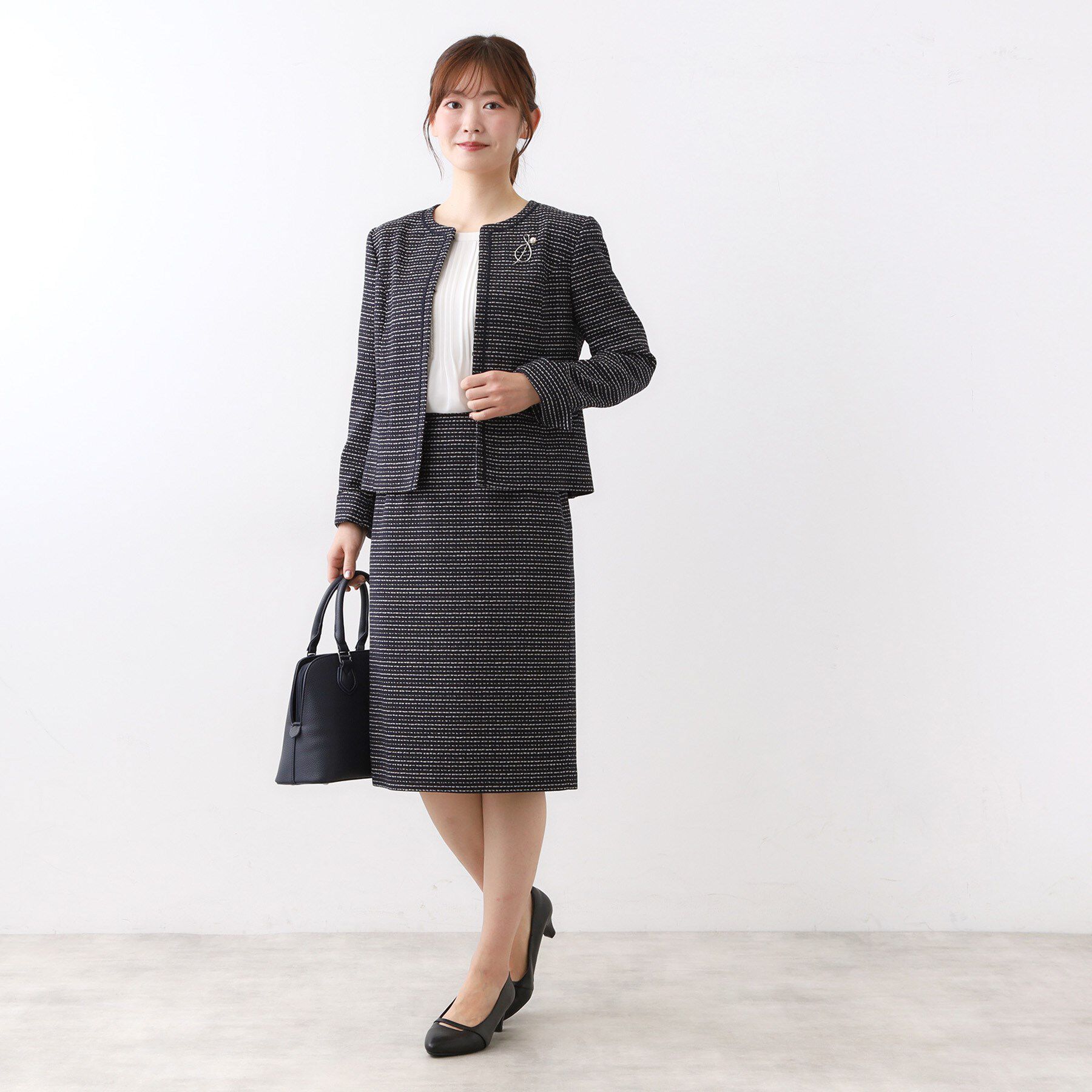 Reflect「【フォーマル／入卒／セットアップ可】ツイードスカート」|スカート|