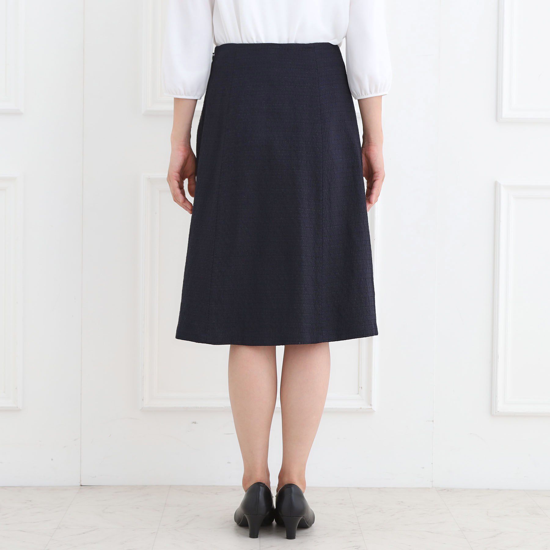 Reflect「【フォーマル／入卒／セットアップ可】ツイードスカート」|スカート|