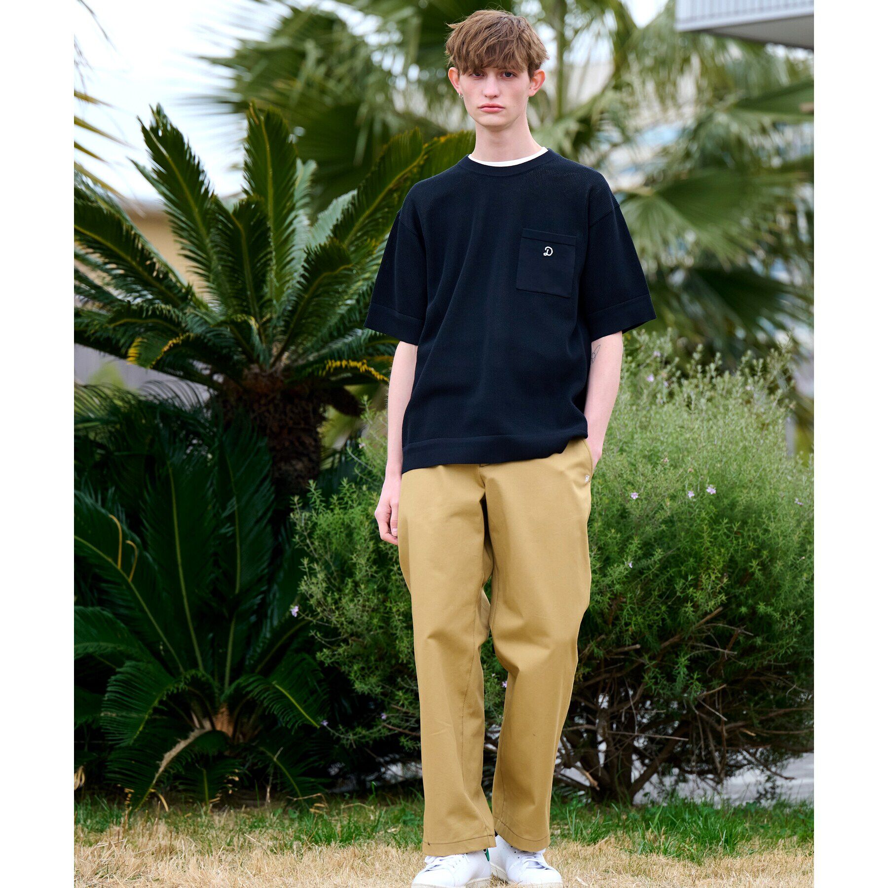 DRESSTERIOR「ドライメッシュ コットンニット」|ニット・セーター|