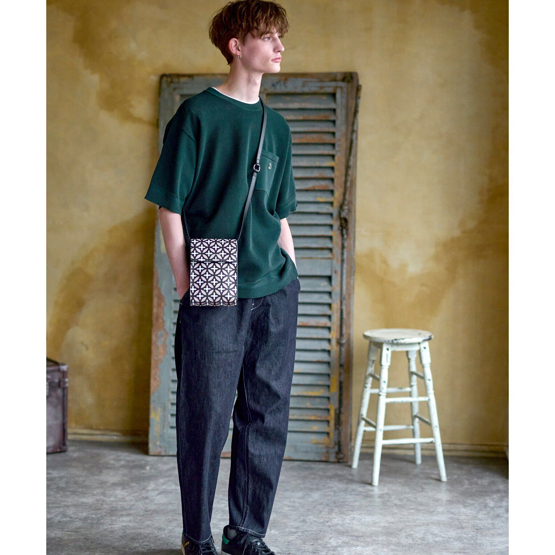 DRESSTERIOR「ドライメッシュ コットンニット」|ニット・セーター|