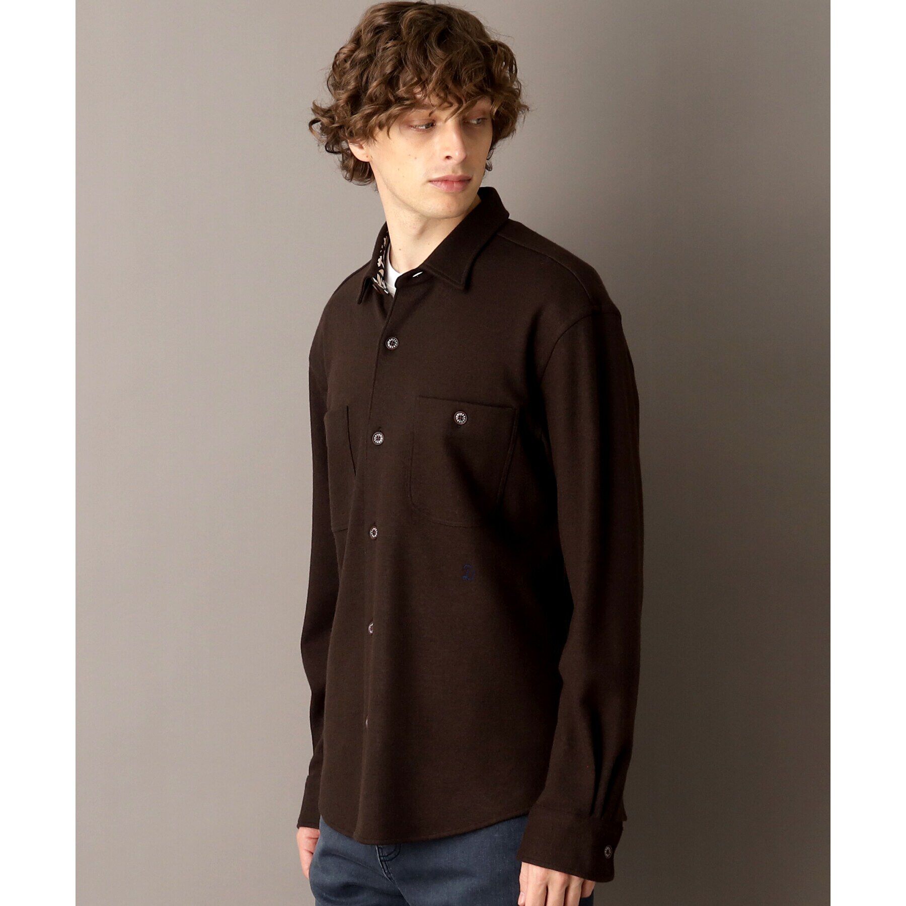 DRESSTERIOR「ニットソーシャツ」|シャツ・ブラウス|