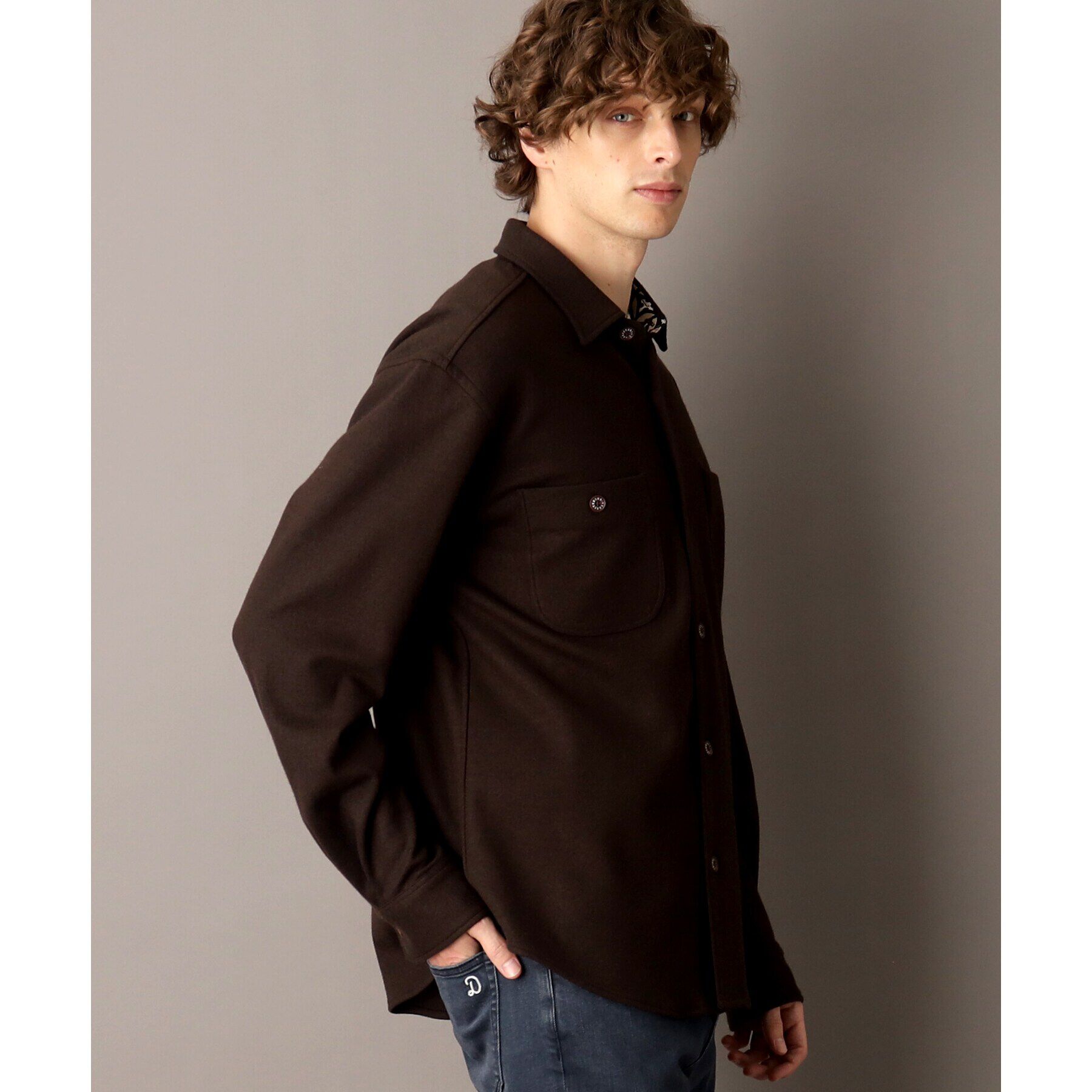 DRESSTERIOR「ニットソーシャツ」|シャツ・ブラウス|