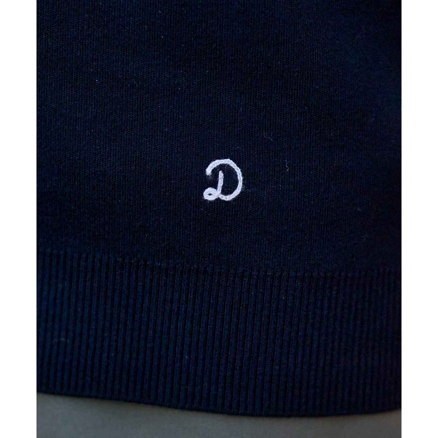 DRESSTERIOR「コットンスムース アームラインクルーネックニット」|ニット・セーター|