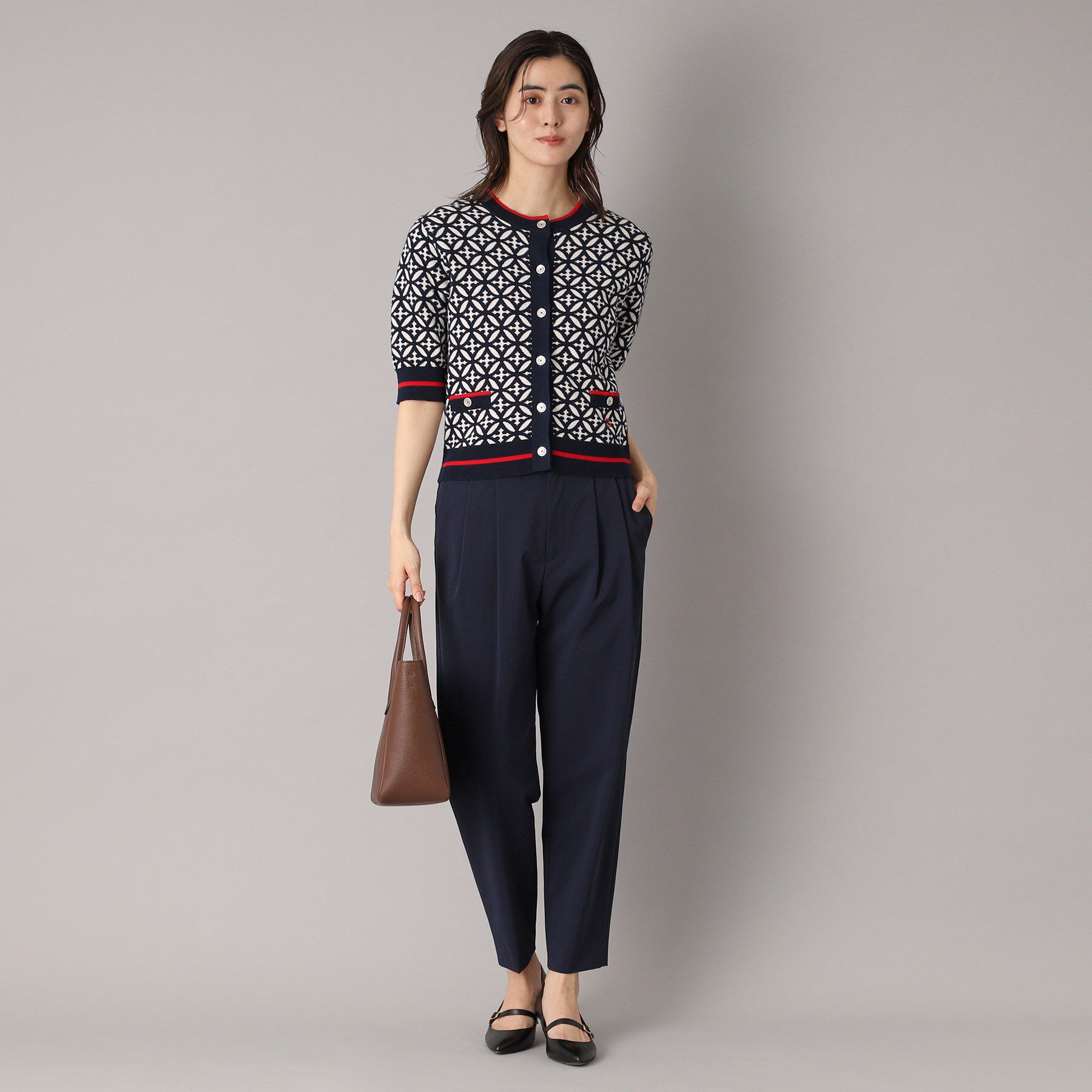 DRESSTERIOR「【再登場/後ろウエストゴム】タックナイロンテーパードパンツ」|その他|