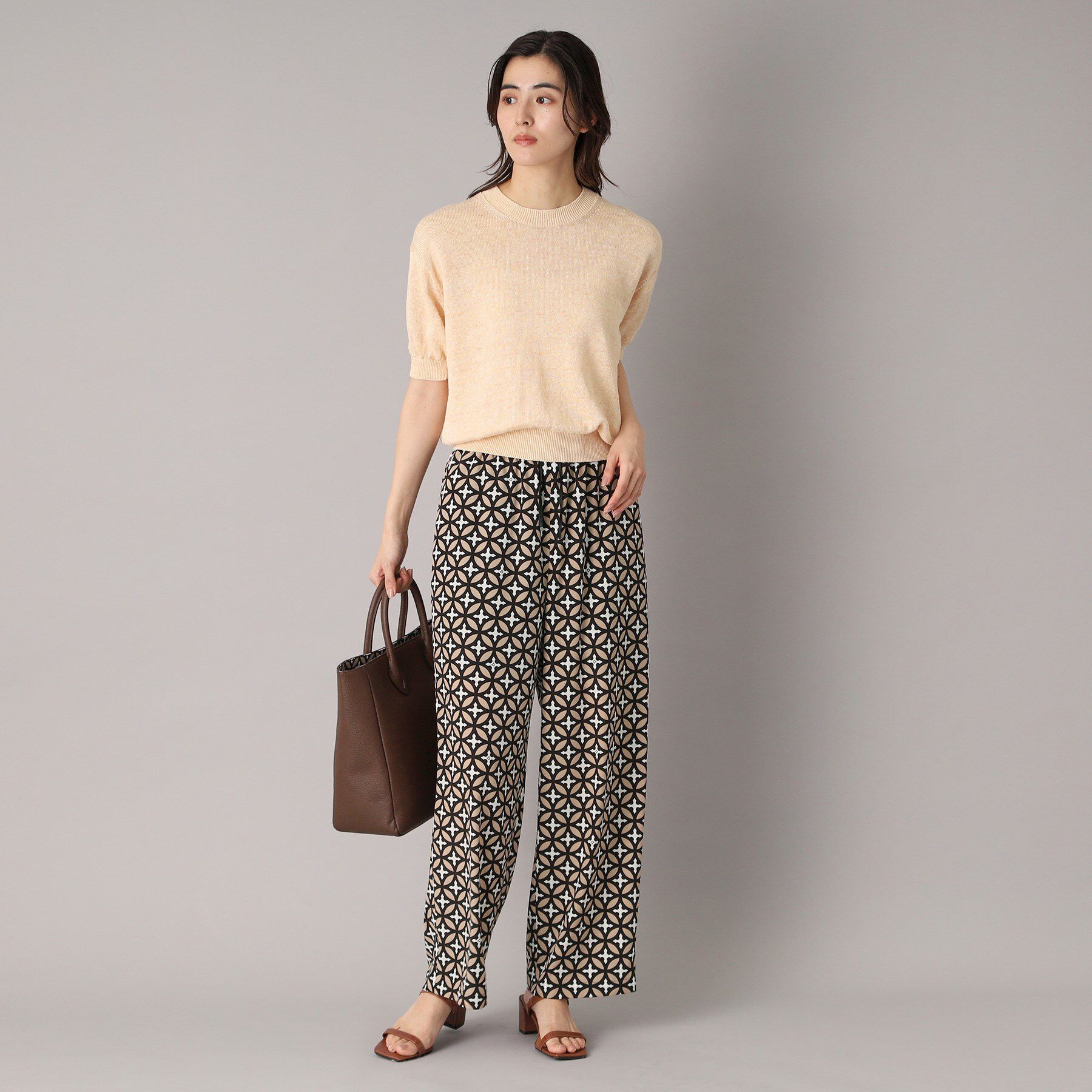 DRESSTERIOR「【ウエストゴム/オリジナル柄】オーバーラップサークルイージーパンツ」|その他|